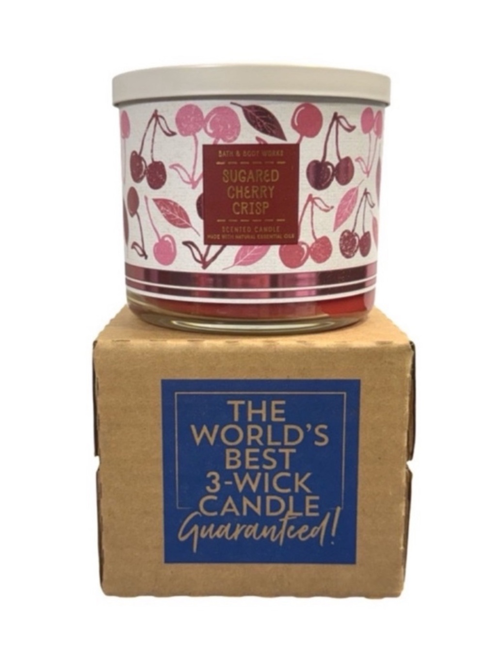 Sugared Cherry Crisp Candle